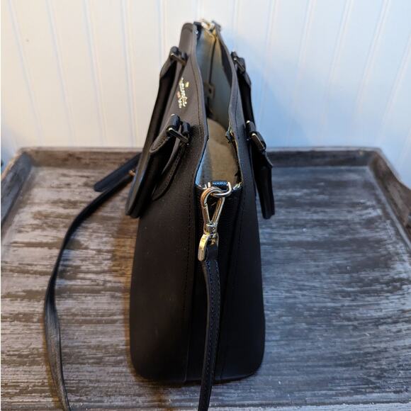 Kate Spade Black Darcy Large Satchel - Picture 7 of 7